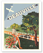 Deauville, France - Queen of the Normandy Beaches - c. 1925 - Fine Art Prints & Posters