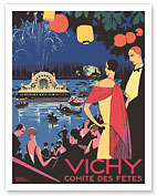 Vichy, France - Comité des Fêtes Festival - c. 1926 - Fine Art Prints & Posters