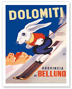 Cortina d’Ampezzo Ski Resort - Dolomites (Dolomiti) Italy - Fine Art Prints & Posters