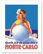 It’s Always Summer in Monte Carlo (Quelle joie de vivre l’été à Monte-Carlo) - c. 1948 - Fine Art Prints & Posters