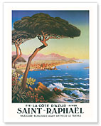 Saint-Raphaël - La Côte d’Azur - Summer, Winter - c. 1910 - Fine Art Prints & Posters