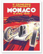 2nd Monaco Grand Prix 1930 - Fine Art Prints & Posters