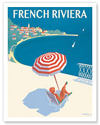 French Riviera - Côte d’Azur France - c. 1947 - Fine Art Prints & Posters