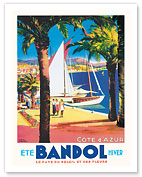 Bandol - Côte d’Azur France - Summer, Winter in the Land of Sun and Flowers - c. 1930 - Fine Art Prints & Posters