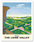 Visit The Loire Valley - French National Railway Company - c. 1967 - Fine Art Prints & Posters