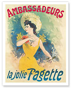 Ambassadors - The Beautiful Fagette - c. 1800's - Giclée Art Prints & Posters
