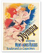 Olympia Music Hall, Paris France - formally known as the Montagnes Russes - c. 1898 - Fine Art Prints & Posters