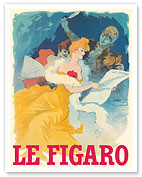 Le Figaro Newspaper - Paris, France - c. 1890 - Fine Art Prints & Posters