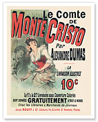 The Count of Monte Cristo by Alexandre Dumas - Paris, France - c. 1885 - Fine Art Prints & Posters