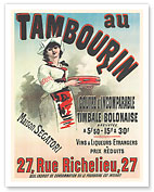 Cafe Tambourine (Café du Tambourin) - Paris, France - c. 1885 - Fine Art Prints & Posters
