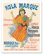 Kola Marque - France Apéritif Wine - c. 1895 - Fine Art Prints & Posters