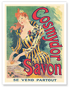 Cosmydor Savon - French Luxury Soap Brand - c. 1891 - Fine Art Prints & Posters