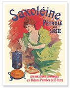 Saxoléine Lamp Oil - Blue Lantern - France - c. 1900 - Fine Art Prints & Posters
