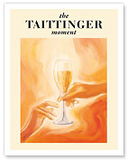 The Taittinger Moment - Champagne Glass - c. 1980 - Fine Art Prints & Posters