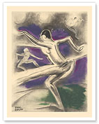 Josephine Baker - Moulin Rouge Paris - Dancers - c. 1920's - Fine Art Prints & Posters