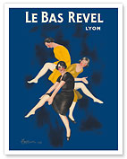 Revel Stockings (Les Bas) - Lyon, France - c. 1929 - Fine Art Prints & Posters