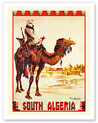 South Algeria - Nomad on Camel - Algerian Railway - c. 1930 - Fine Art Prints & Posters