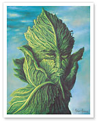 Cabbage Portrait - Paris, France - c. 1983 - Fine Art Prints & Posters