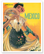 Veracruz Mexico - Jarocha Mexican Dancer - c. 1940 - Fine Art Prints & Posters
