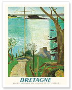 Bretagne (Brittany) - SNCF (French National Railway Company) - c. 1957 - Fine Art Prints & Posters