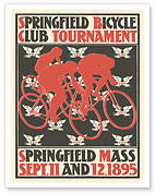 Springfield Bicycle Club - Springfield, Massachusetts - c. 1895 - Fine Art Prints & Posters