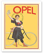 Opel Bicycles - The Winner (Die Siegerin) - c. 1898 - Fine Art Prints & Posters