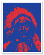 Chief Joseph (Nez Percé) in War Bonnet - North American Indian - c. 1969 - Fine Art Prints & Posters