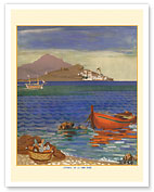 Greece - Aegean Coastline (Littoral de la Mer Égée) - c. 1948 - Fine Art Prints & Posters