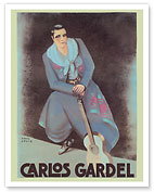 Carlos Gardel - Argentinian Tango Singer - c. 1930 - Fine Art Prints & Posters