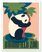 Brookfield Zoo Chicago - Panda Bear - c. 1930 - Fine Art Prints & Posters