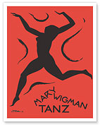 Mary Wigman Tanz - Modern Dance Pioneer - c. 1921 - Fine Art Prints & Posters