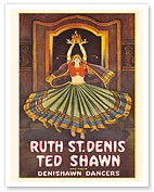 Ruth St. Denis & Ted Shawn - Denishawn Dancers - Fine Art Prints & Posters