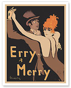 Erry & Merry - Ballroom Dancers - c. 1918 - Fine Art Prints & Posters