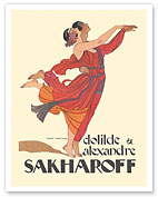 Clotilde & Alexandre Sakharoff - c. 1921 - Fine Art Prints & Posters