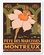 Fête des Narcisses Montreux - Ballet Russes - c. 1928 - Fine Art Prints & Posters