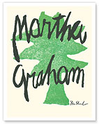 Martha Graham - American Modern Dancer and Choreographer - c. 1963 - Fine Art Prints & Posters