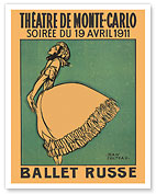 Ballet Russe - Tamara Karsavina - Théatre de Monte Carlo - c. 1911 - Fine Art Prints & Posters