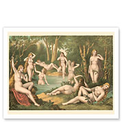 Nude Female Bathers - Fine Art Prints & Posters