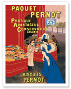 Paquet Pernot - Biscuits Pernot - French Biscuit Company - c.1905 - Giclée Art Prints & Posters