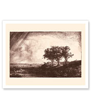 The Three Trees - c. 1643 - Fine Art Prints & Posters