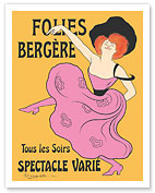 Folies Bergère - Paris, France - Every Evening a Varied Show (Tous les soirs spectacle varié) - c. 1900 - Fine Art Prints & Posters