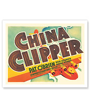 China Clipper - Starring Pat O'Brian, Humphrey Bogart, Marie Wilson - c. 1936 - Giclée Art Prints & Posters