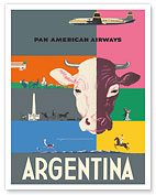 Argentina - Cow Head - c. 1955 - Fine Art Prints & Posters