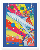 Pan American World Airways - Boeing 747 - Pop Art - c. 1969 - Fine Art Prints & Posters