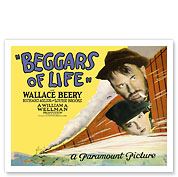 Beggars of Life - Starring Wallace Beery, Richard Arlen - Directed by William Wellman - c. 1928 - Giclée Art Prints & Posters
