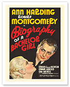 Biography of a Bachelor Girl - Starring Robert Montgomery - c. 1934 - Giclée Art Prints & Posters
