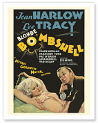 Blonde Bombshell - Starring Jean Harlow, Lee Tracy, Frank Morgan - c. 1933 - Giclée Art Prints & Posters