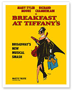 Breakfast at Tiffany’s - Starring Mary Tyler Moore and Richard Chamberlain - c. 1966 - Giclée Art Prints & Posters