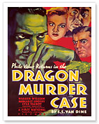 The Dragon Murder Case by S.S. Van Dine - Starring Warren William - c. 1934 - Fine Art Prints & Posters