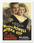 Evelyn Prentice - Starring William Powell & Myrna Loy - Directed by William K. Howard - c. 1934 - Fine Art Prints & Posters